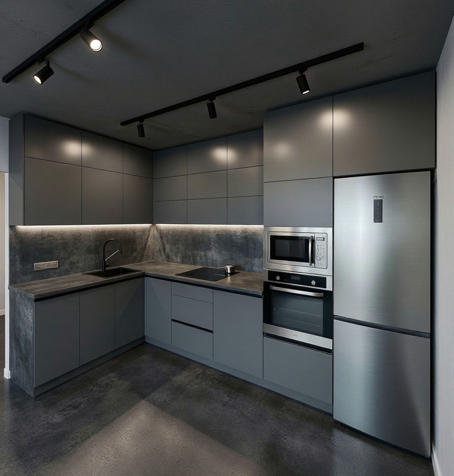 Фото готовой кухни